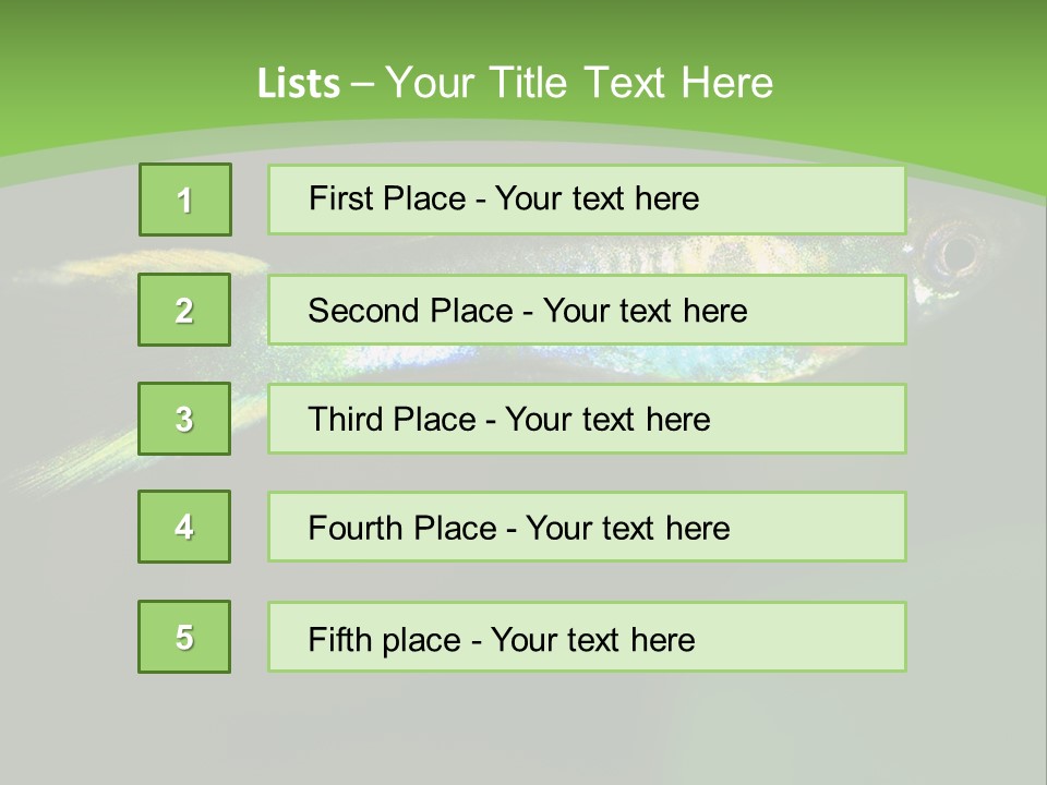 Wild Poeciliidae Endler PowerPoint Template