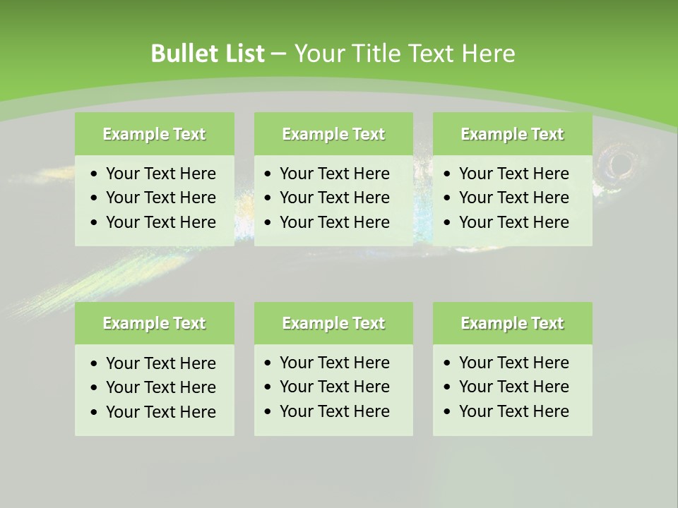 Wild Poeciliidae Endler PowerPoint Template