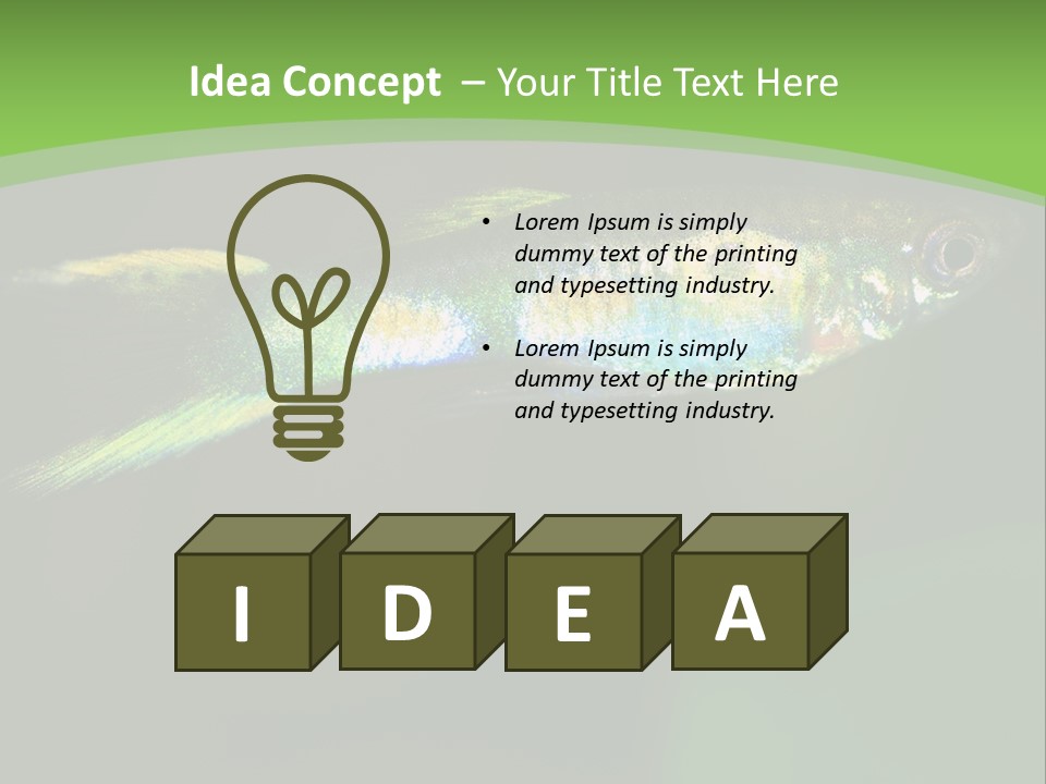 Wild Poeciliidae Endler PowerPoint Template