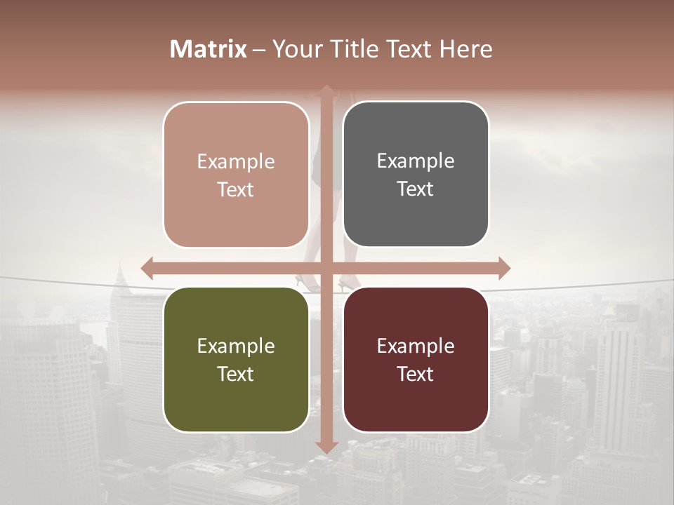 Enables Manhattan Altitude PowerPoint Template
