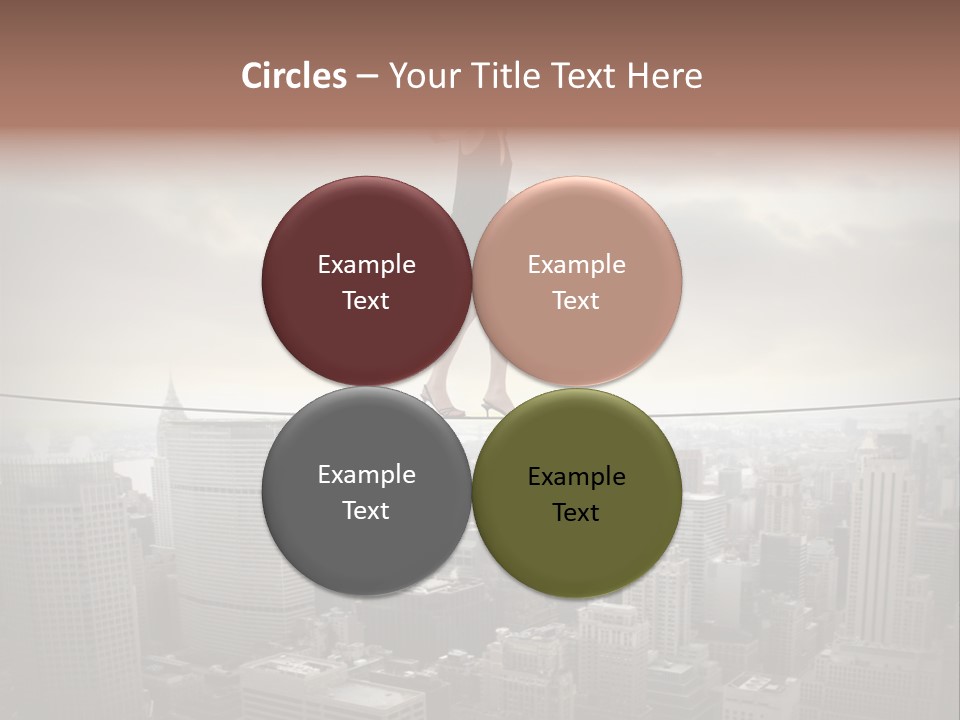 Enables Manhattan Altitude PowerPoint Template
