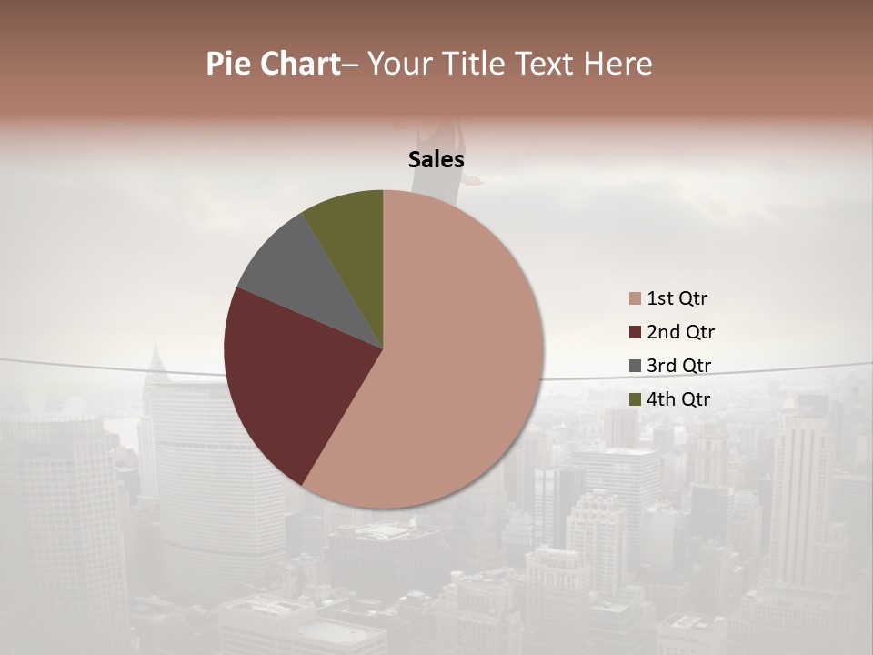 Enables Manhattan Altitude PowerPoint Template