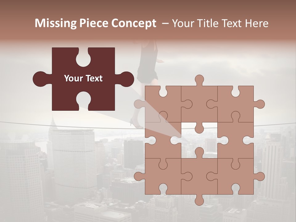 Enables Manhattan Altitude PowerPoint Template