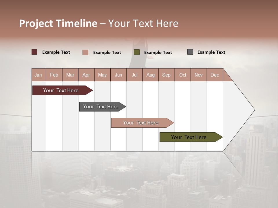 Enables Manhattan Altitude PowerPoint Template
