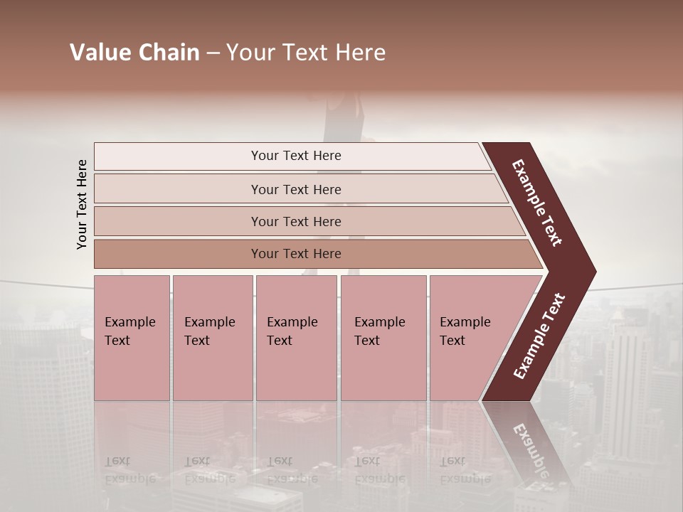 Enables Manhattan Altitude PowerPoint Template