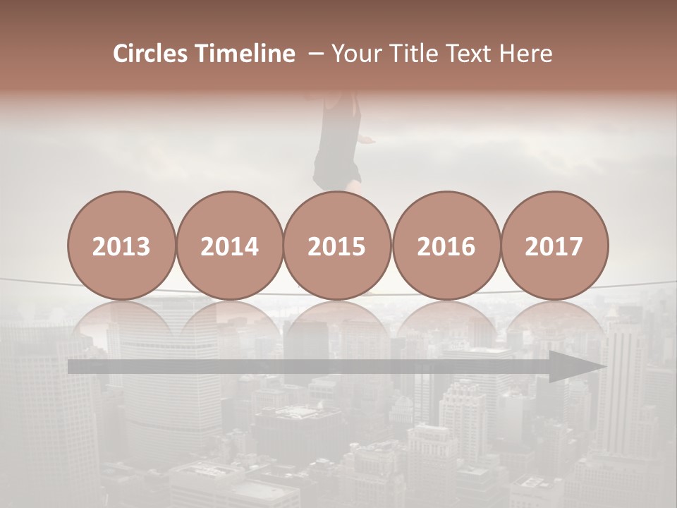 Enables Manhattan Altitude PowerPoint Template