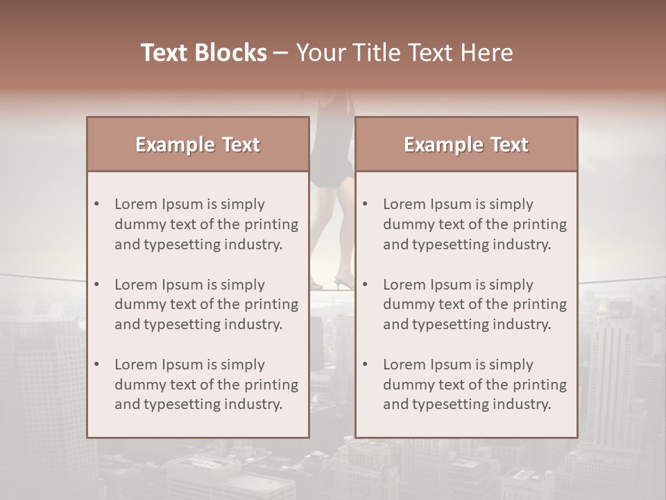 Enables Manhattan Altitude PowerPoint Template