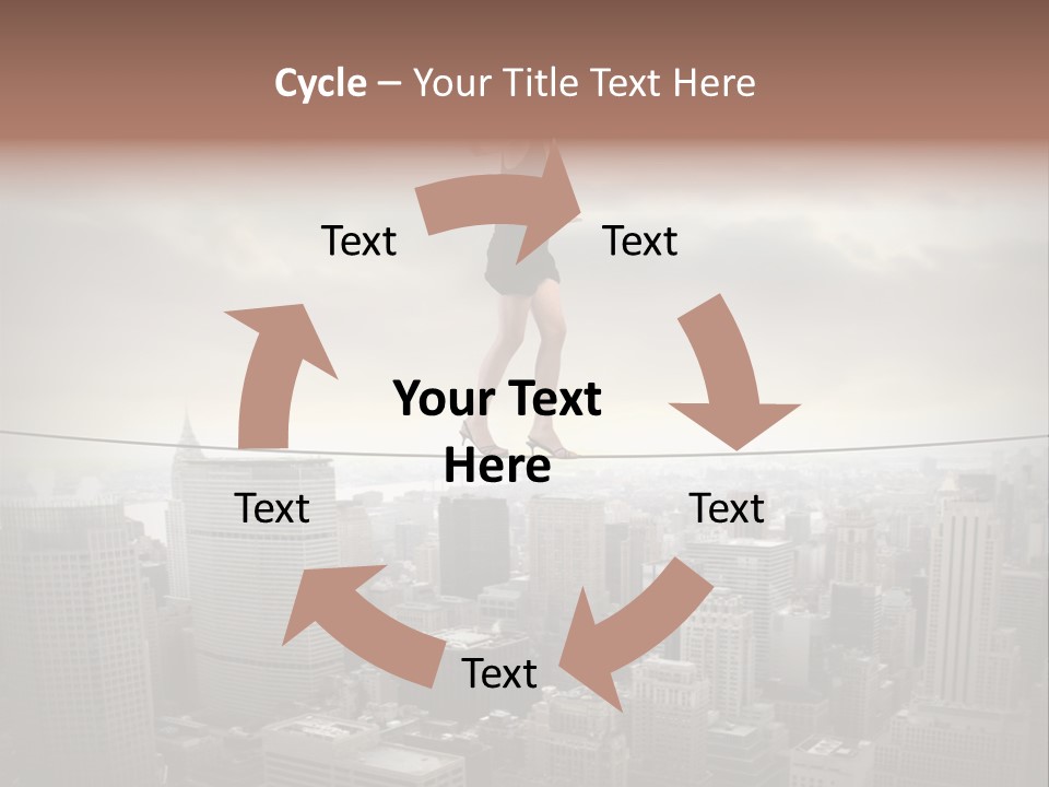 Enables Manhattan Altitude PowerPoint Template