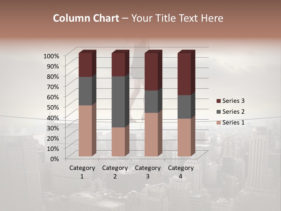 Enables Manhattan Altitude PowerPoint Template