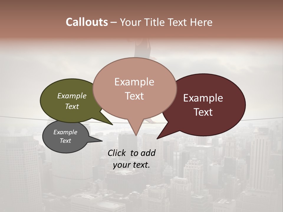 Enables Manhattan Altitude PowerPoint Template