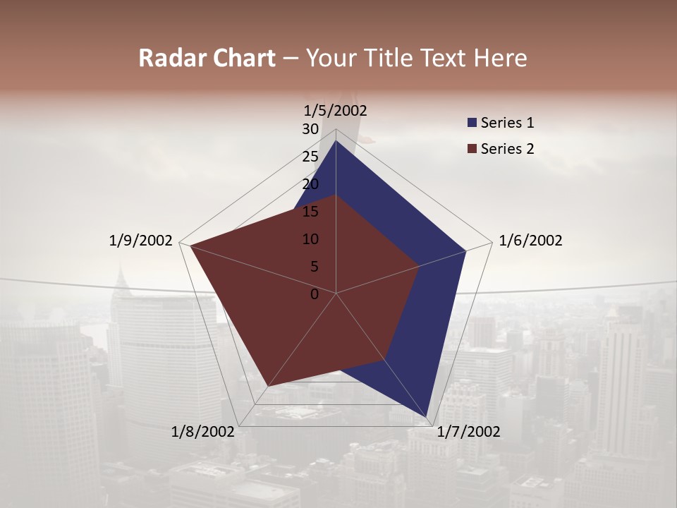 Enables Manhattan Altitude PowerPoint Template