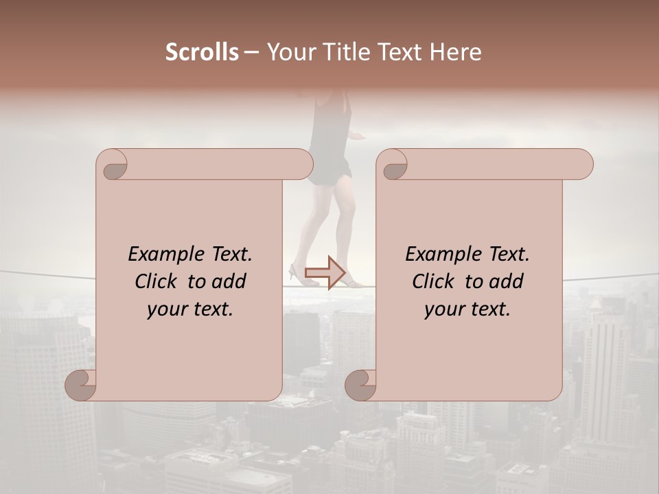 Enables Manhattan Altitude PowerPoint Template