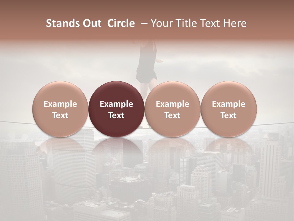 Enables Manhattan Altitude PowerPoint Template
