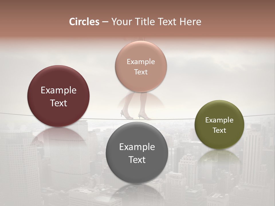 Enables Manhattan Altitude PowerPoint Template