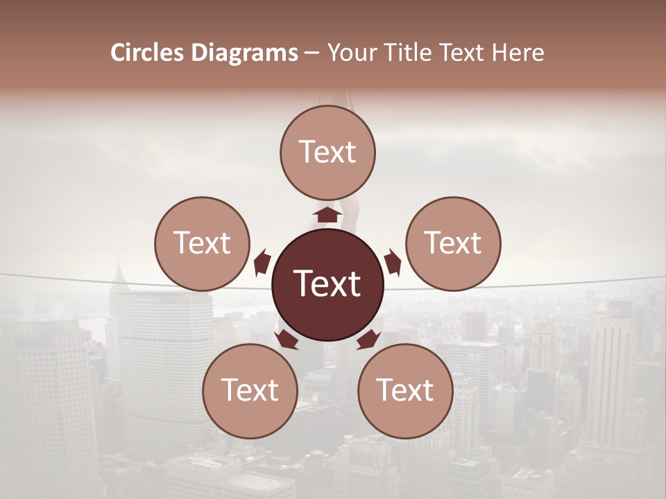 Enables Manhattan Altitude PowerPoint Template