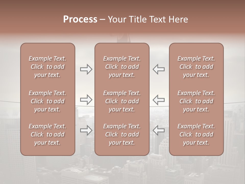 Enables Manhattan Altitude PowerPoint Template
