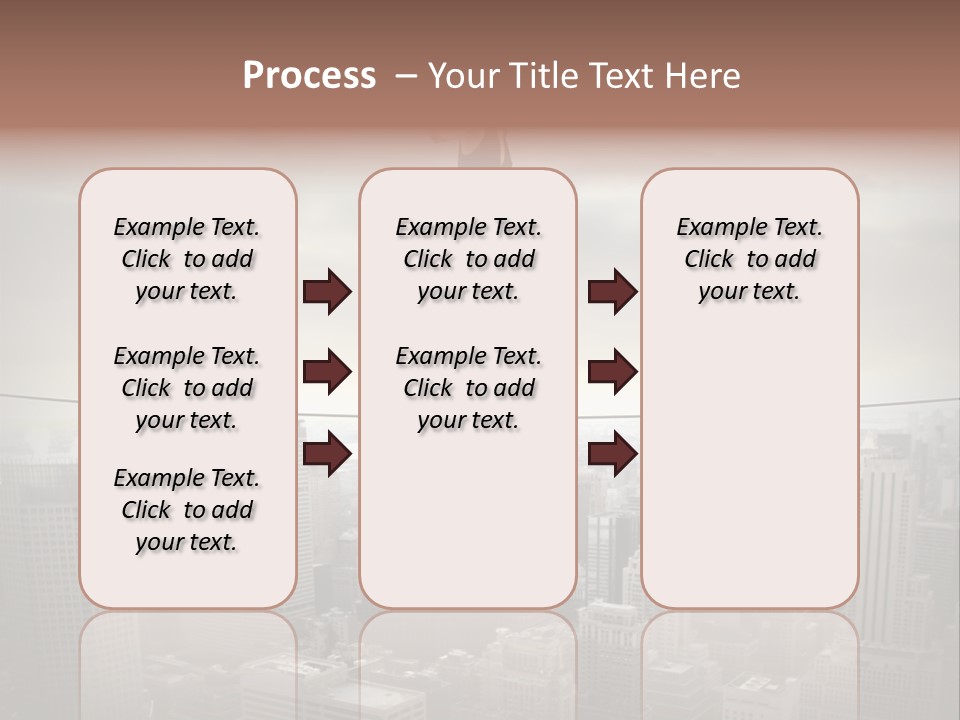 Enables Manhattan Altitude PowerPoint Template