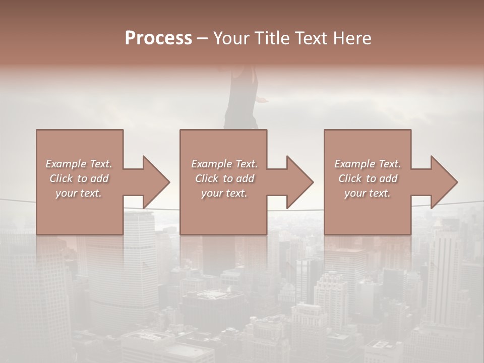 Enables Manhattan Altitude PowerPoint Template