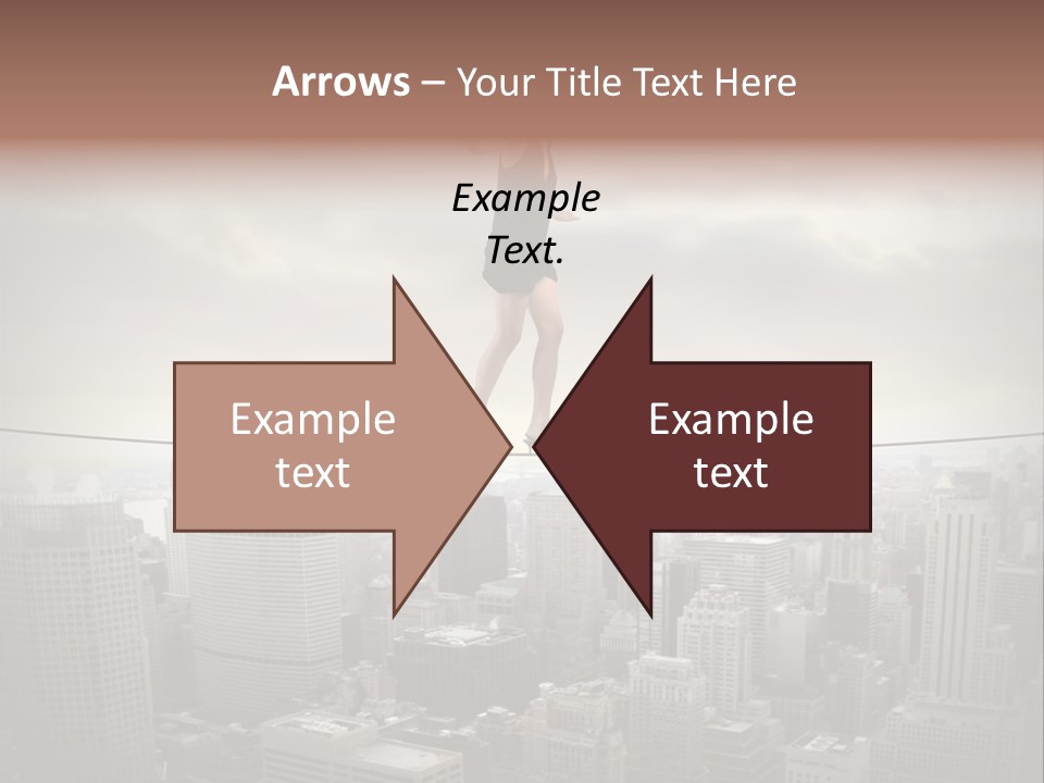 Enables Manhattan Altitude PowerPoint Template