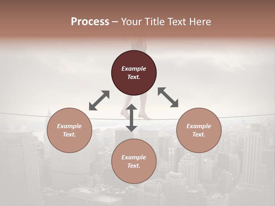Enables Manhattan Altitude PowerPoint Template