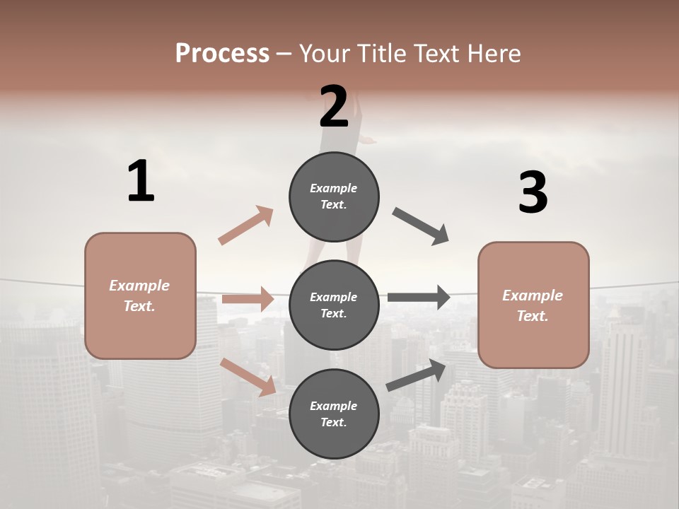 Enables Manhattan Altitude PowerPoint Template