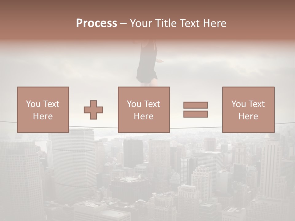 Enables Manhattan Altitude PowerPoint Template