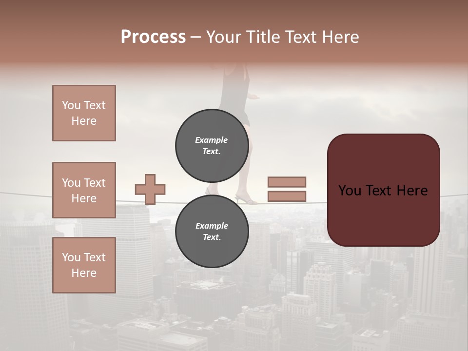 Enables Manhattan Altitude PowerPoint Template