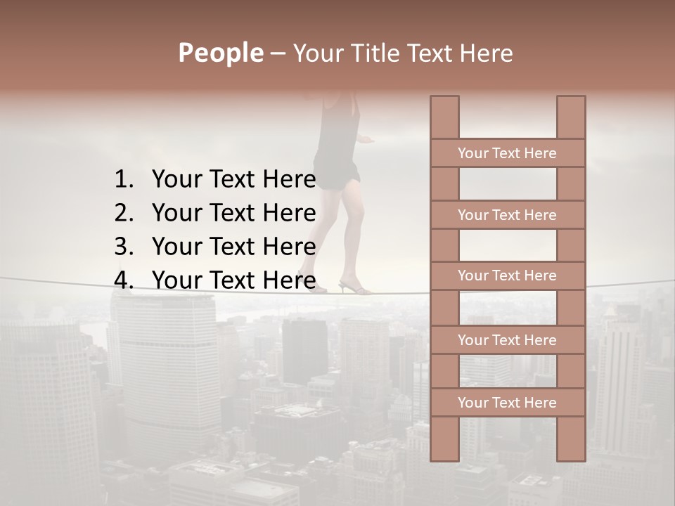 Enables Manhattan Altitude PowerPoint Template