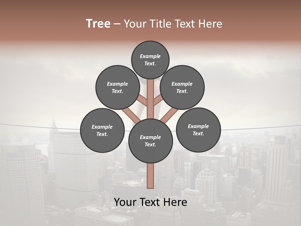 Enables Manhattan Altitude PowerPoint Template
