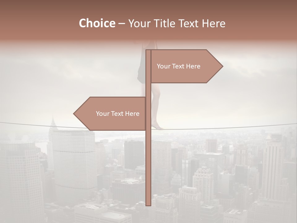 Enables Manhattan Altitude PowerPoint Template