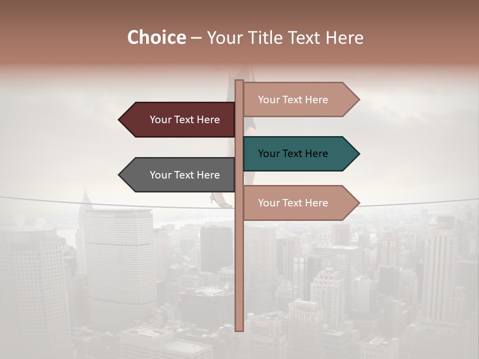 Enables Manhattan Altitude PowerPoint Template