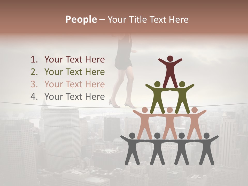 Enables Manhattan Altitude PowerPoint Template