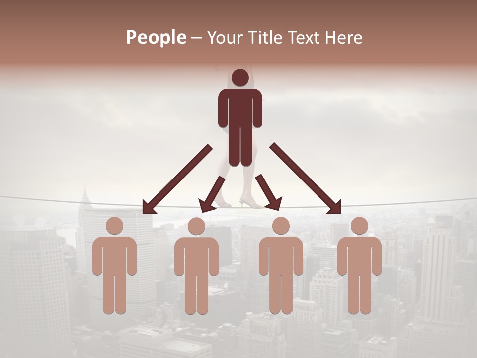 Enables Manhattan Altitude PowerPoint Template