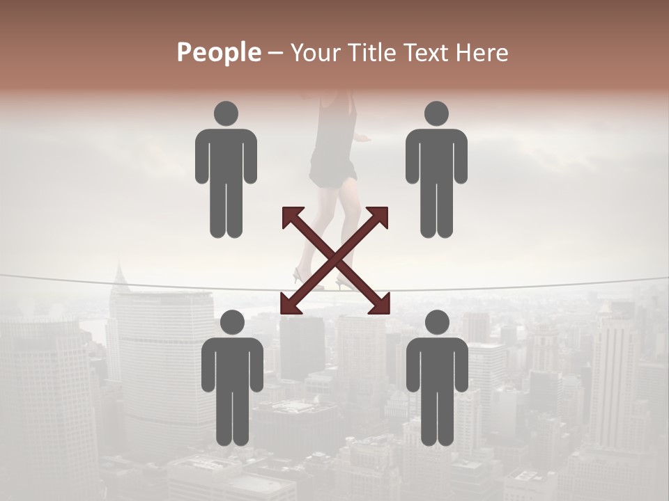 Enables Manhattan Altitude PowerPoint Template