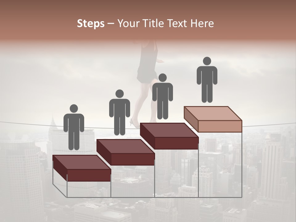 Enables Manhattan Altitude PowerPoint Template