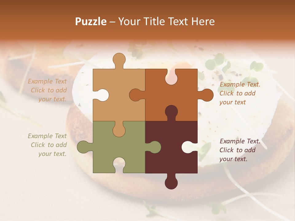 Cooked Toast Seasoning PowerPoint Template