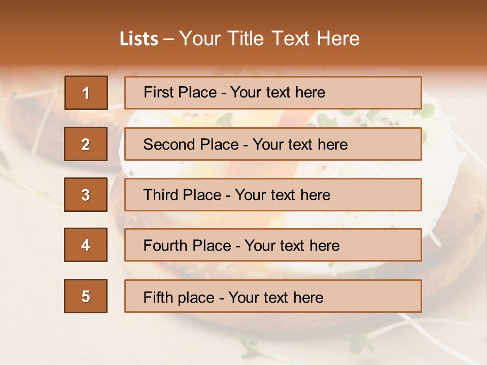 Cooked Toast Seasoning PowerPoint Template