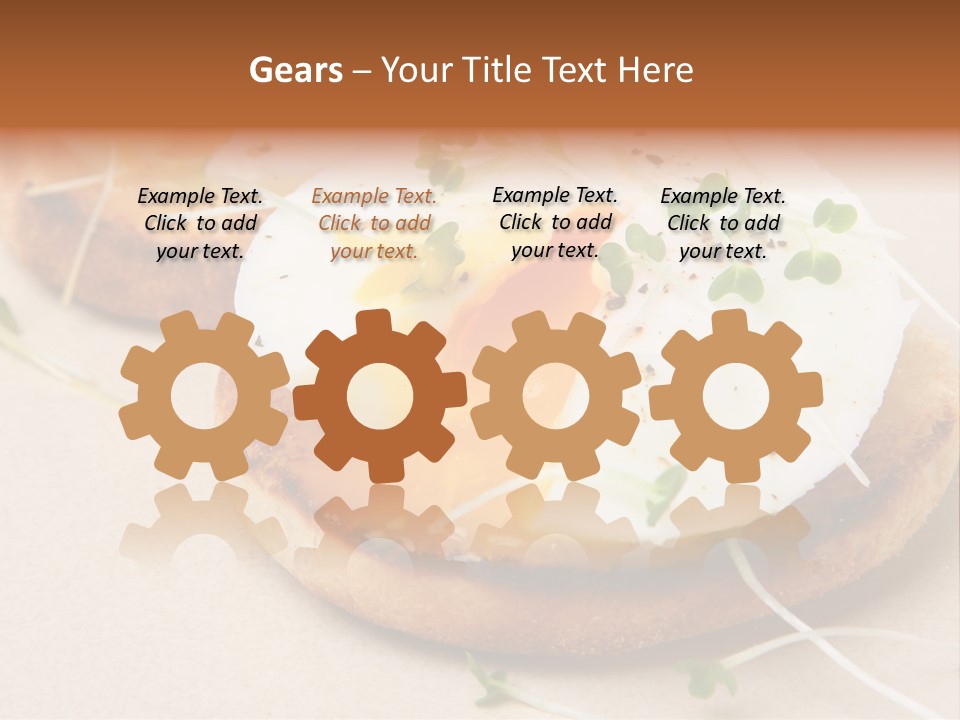 Cooked Toast Seasoning PowerPoint Template