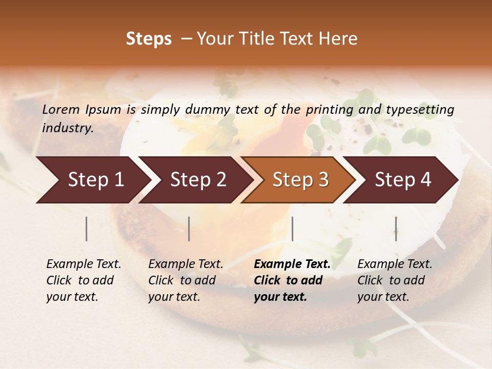 Cooked Toast Seasoning PowerPoint Template