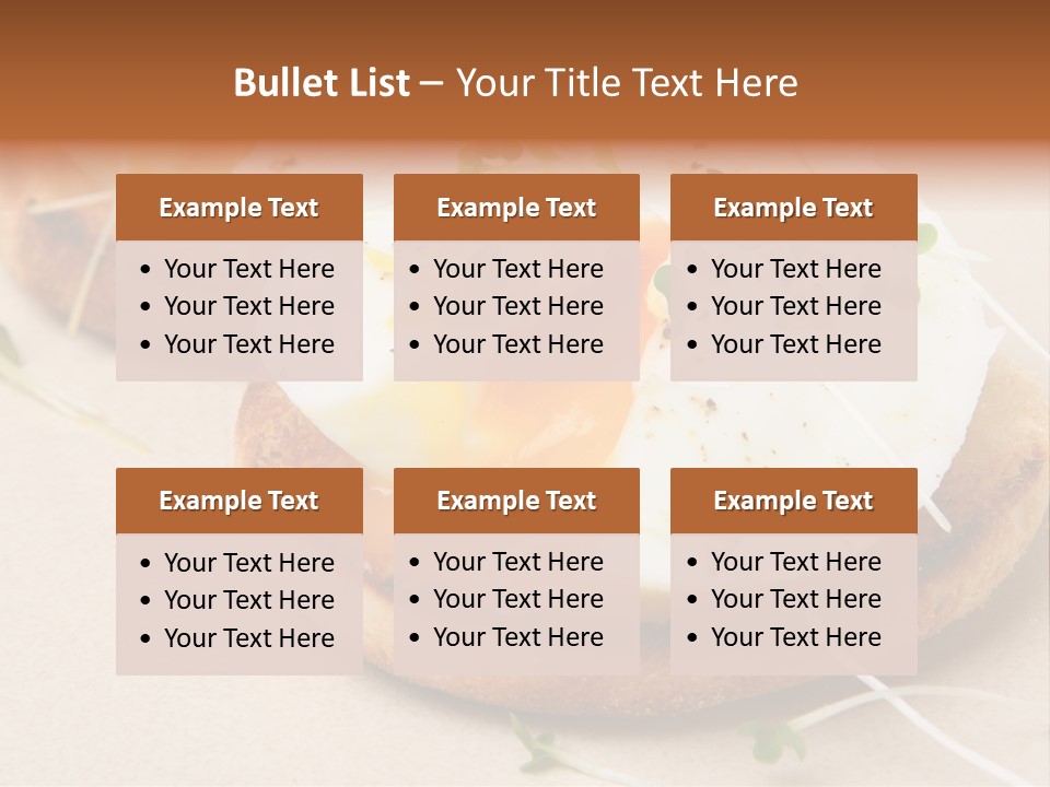 Cooked Toast Seasoning PowerPoint Template