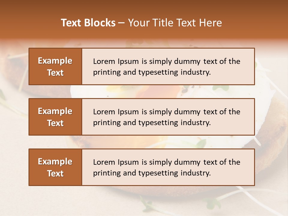 Cooked Toast Seasoning PowerPoint Template