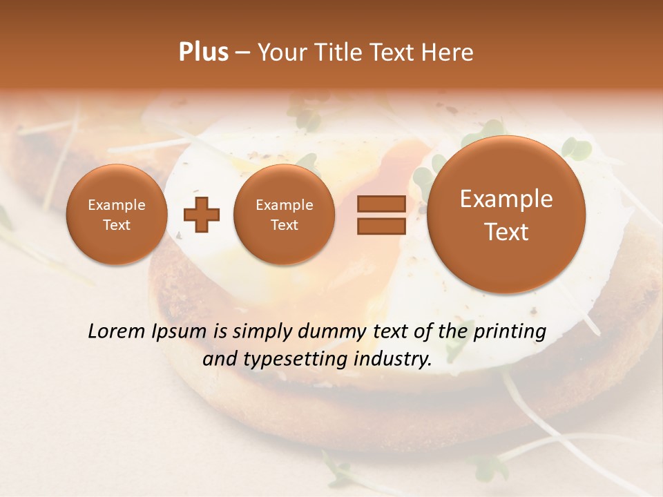 Cooked Toast Seasoning PowerPoint Template