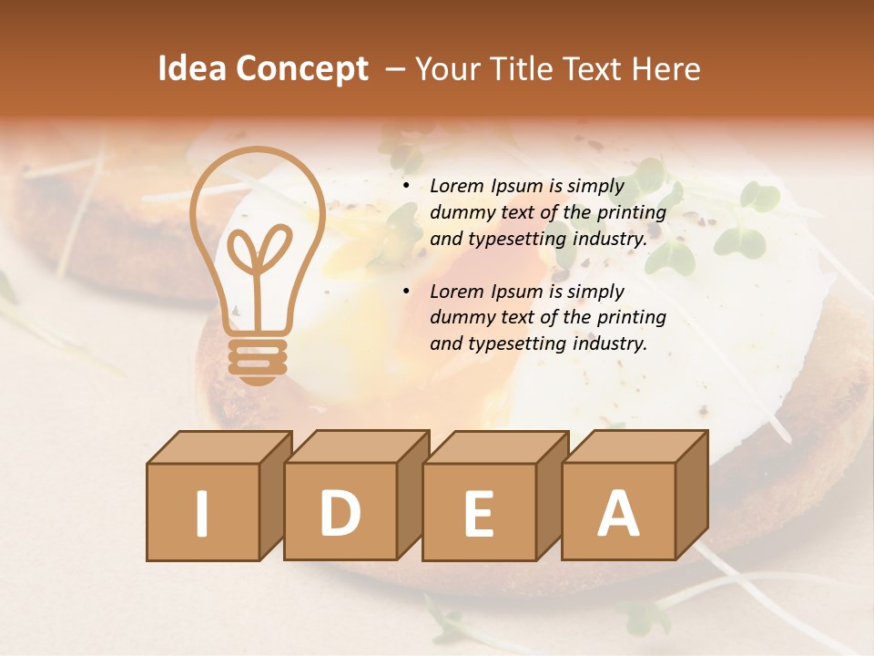 Cooked Toast Seasoning PowerPoint Template