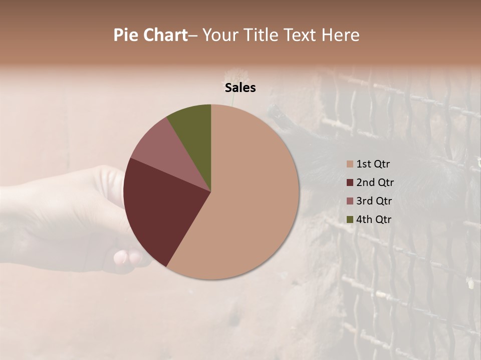 Cage Fur Confidence PowerPoint Template