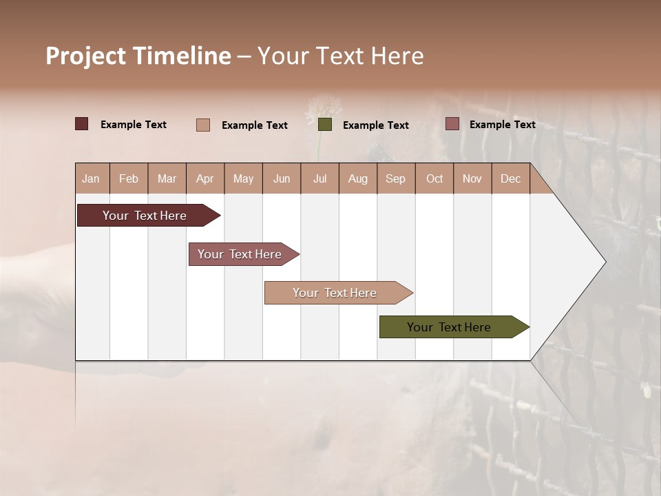 Cage Fur Confidence PowerPoint Template