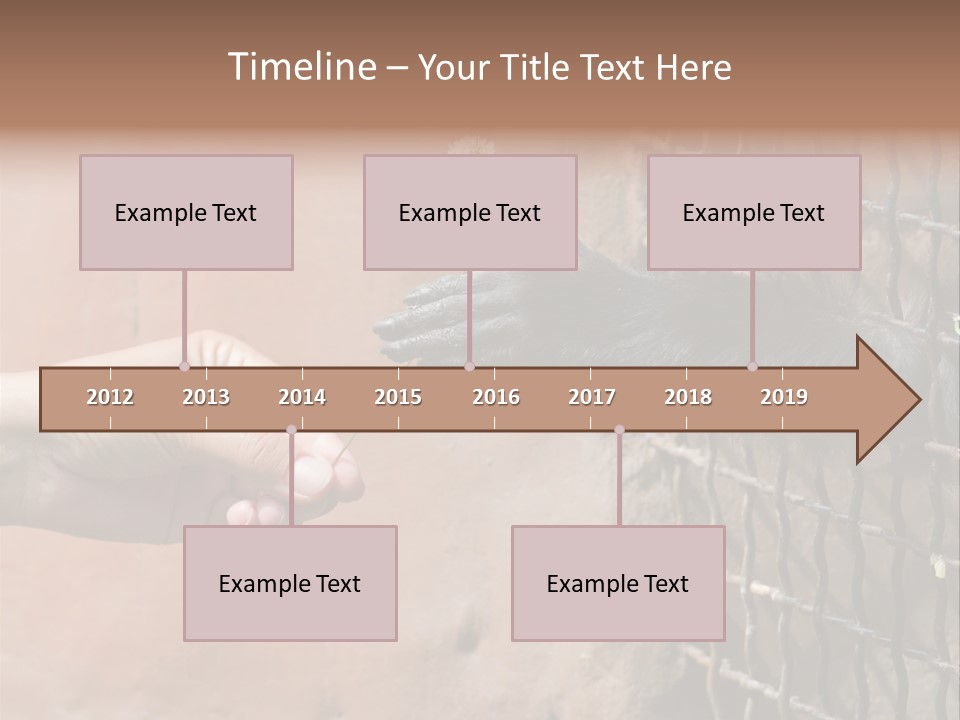 Cage Fur Confidence PowerPoint Template