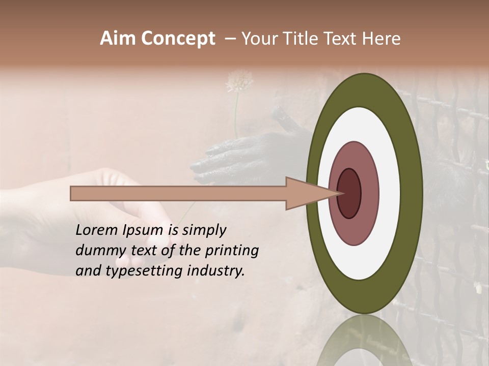 Cage Fur Confidence PowerPoint Template