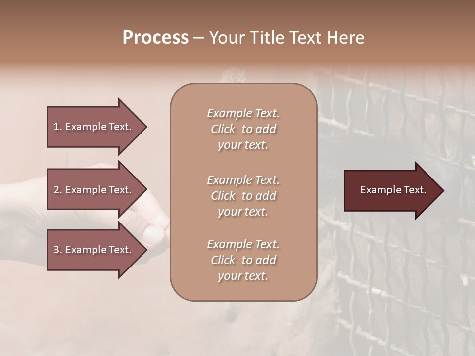 Cage Fur Confidence PowerPoint Template
