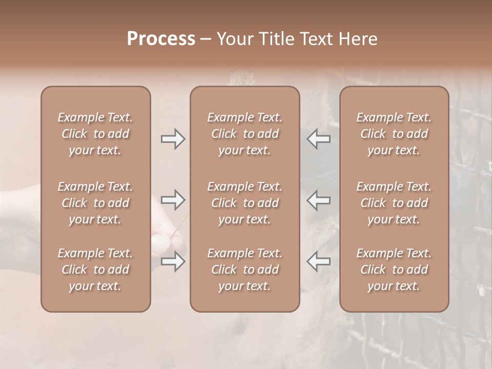 Cage Fur Confidence PowerPoint Template