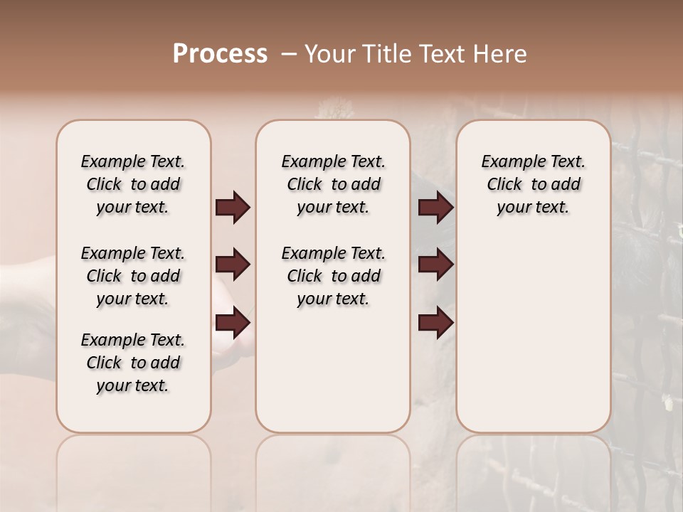 Cage Fur Confidence PowerPoint Template